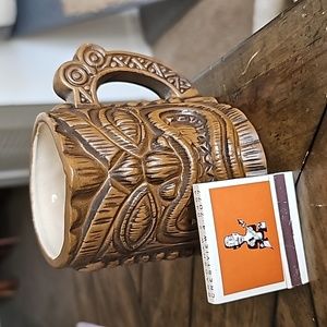 Vintage 1970 Luau mug and match book Beverly hills Ca Never used.